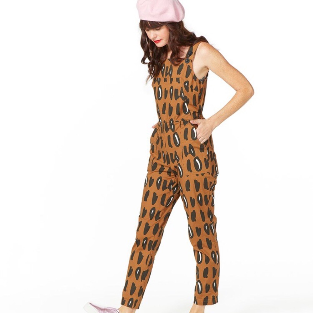 Bando (Nooworks) leopard print overalls